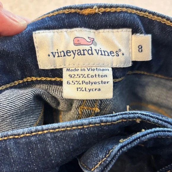 Vineyard Vinea Women's Black and Blue Jeans size 8 - Picture 10 of 13